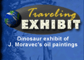prehistoric dinosaurs in J. Moravec's dinosaur exhibits of Prehistoric World Images                                        