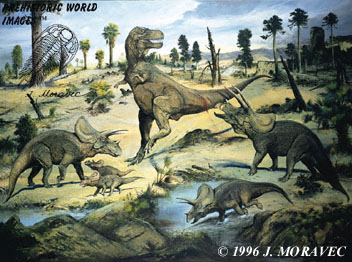 Dinosaurs-Triceratops - Tyrannosaurus rex - T-rex