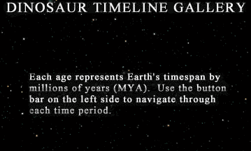 dinosaur time line