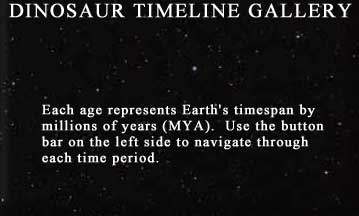 dinosaur time line